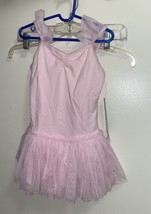 Danz N Motion Girl’s Dance Costume Dress  Ballet Pink Leotard Tutu 4 Che... - $9.49