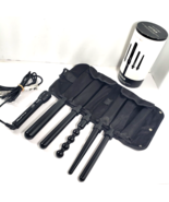 NuMe Lustrum Tourmaline Ceramic Curling Set w/5 3 Interchangeable Barrel... - $29.95 CAD