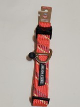 NEW Arcadia Trail Dog Collar Coral Paracord Rope Collar Aluminum D Ring x-Large - £10.16 GBP
