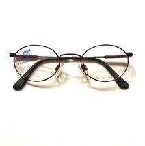 Safilo Kids K2722 oval full rim shiny mocha metal eyeglasses made in Italy - £31.28 GBP