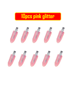 No Crease Hair Clips 10pcs Set, Basic Hairpins For Women &amp; Girls - Pink ... - $5.99