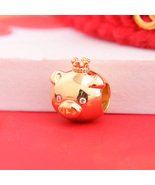 Valentine Release Shine™ Collection Chinese Zodiac Pig Charm 18k gold pl... - £13.84 GBP
