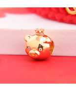 Valentine Release Shine™ Collection Chinese Zodiac Pig Charm 18k gold pl... - $24.14 CAD