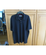 Tommy Bahama Dark Blue Collared Polo Shirt XL Short Sleeve Pima Cotton - €14,47 EUR
