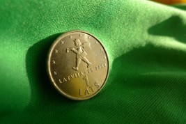 #me. Latvia 1 LATS 2004 Tom Thumb Spriditis EU - Latvian coin - $11.04