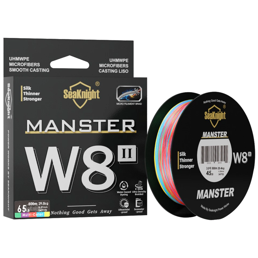 SeaKnight  NEW /MANSTER W8 II 150M300M500M 8 Strands Casting  Wire Fishing Line  - $178.91