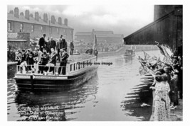 pt4540 - Wigan Pier arrival of Duke of Gloucester , Lancashire - Print 6x4 - £2.09 GBP