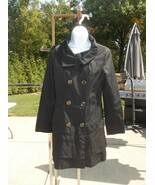NEW GUESS BLACK RAINCOAT S - £44.94 GBP