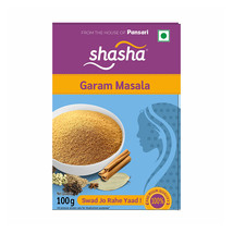 Shasha Garam Masala No Artificial Colors, 100% Natural &amp; No Preservatives 100 g - £13.61 GBP+