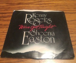 Kenny Rogers Sheena Easton 45RPM Picture Sleeve Vinyl We&#39;ve Got Tonight - £11.85 GBP