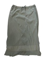 FRESH PRODUCE Womens Maxi Skirt Blue 100% Cotton Made in USA Drawstring ... - $19.19