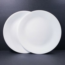 2-Corelle by Corning Winter Frost White 10.25&quot; Dinner Plate - £12.00 GBP