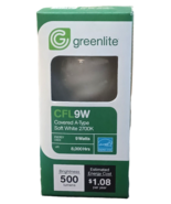 Greenlite Lighting 9W/CFL9W 40-Watt 2700K Soft White Bulb 500 Lumen Cove... - £2.35 GBP