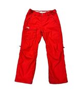 The North Face Hyvent Snow Pants Womens Large Red Snowboarding Ski - $1,084.65 MXN