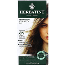 Herbatint Herbal Hair Color Permanent Gel 6N Dark Blonde, 4.5 Ounce - £16.11 GBP