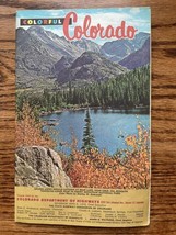 1963 Official Colorado State Highway Transportation Travel Road Map - £7.42 GBP