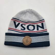 Vail Summit Beanie Hat Cap One Size Blue Gray Winter Ski Hat - $5.62