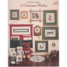 Vintage Cross Stitch Patterns, Christmas Medley Book 36, Canterbury Designs - £14.46 GBP