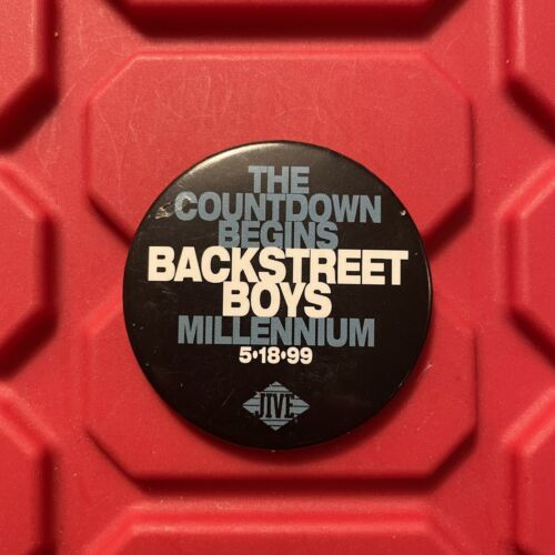 Backstreet Boys The Countdown Begins Millennium Promotional Pinback Butt... - $13.49