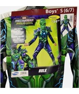 MARVEL Boys sz S (6/7) Mech Strike MONSTER HUNTERS HULK Halloween Muscle... - $28.61