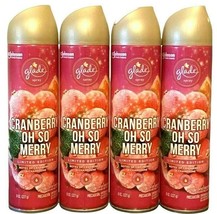 (4 Pack) Glade Air Freshener Spray - Cranberry Oh So Merry - 8 oz - £19.03 GBP