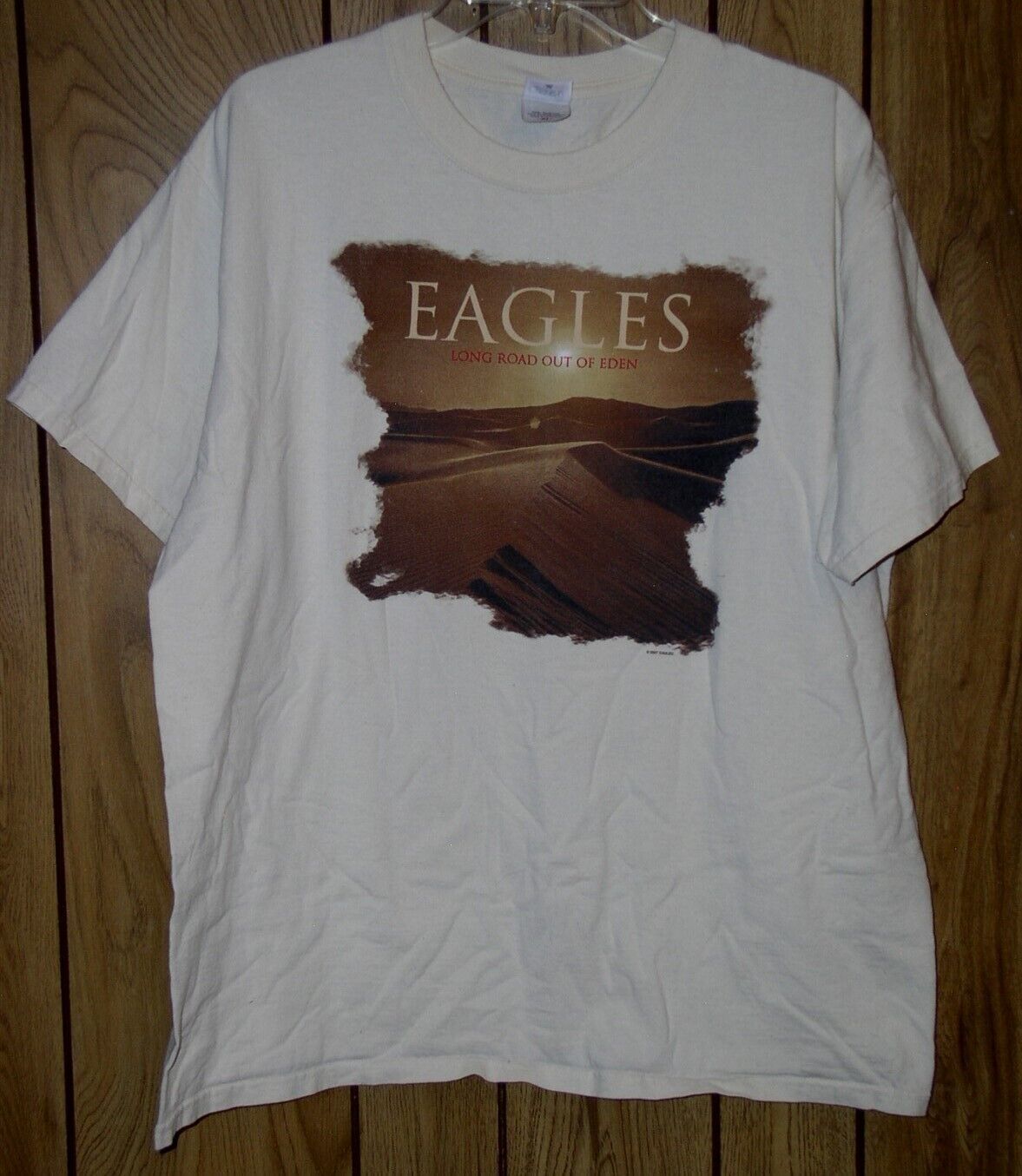 Primary image for The Eagles Concert Tour T Shirt Vintage 2007 Long Road Out Of Eden Size X-Large