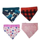 Pet Dog Bandana Lot of 4 Accessories Dress Up Dogs Pets Bandanas - $8.90