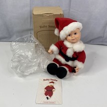 Anne Geddes Baby Santa Doll 9” Christmas Doll BRAND NEW w BOX - £13.93 GBP