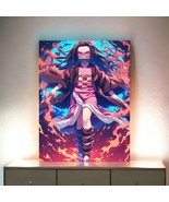 Demon Slayer Nezuko Kamado Aluminum Wall Decor Metal Art Print Poster Pl... - $184.50 MXN+