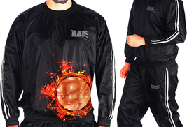 Heavy Duty Sweat Suit Sauna Exercise Gym Suit Fitness Weight Loss Anti-Rip - £61.72 GBP
