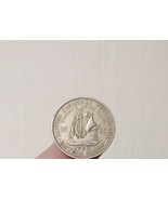 Eastern Caribbean 25 Cents 1955 Fine Grade - $133.04 MXN