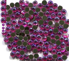 Rhinestones AB  IMPERIAL PINK    2mm ss6 Hot Fix  iron on  2 Gross  288 ... - £4.62 GBP