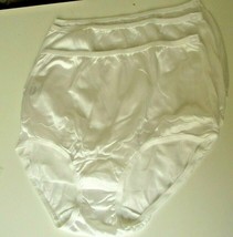 3 Dixie Belle by Velrose Full cut Briefs Style 719 White Size 8 - £20.53 GBP
