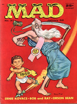 MAD MAGAZINE #37, Jan 1958 EC Publications, Father Time Cover - £25.40 GBP