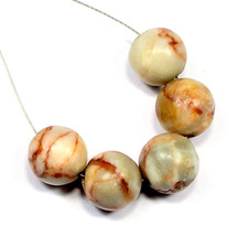 Picture Jasper Smooth Beads Briolette Natural Loose Gemstone Making Jewelry - £2.33 GBP