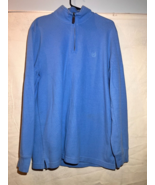 Chaps Sweater Blue 1/4 Zip Long Sleeve Men&#39;s SZ M Pullover Shirt Sweatsh... - $376.75 MXN