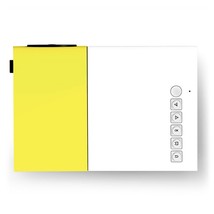Mini Pocket LED Projector -  Yellow UK Plug - £35.50 GBP