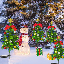 Outdoor Solar Christmas Tree Ground Lighting Festival - £21.72 GBP