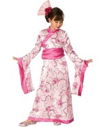Elegant Pink or Green Polyester Asian Princess Girls Kimono Costume/Head... - £17.74 GBP+