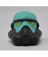 Disney Star Wars Legion Stormtrooper Helmet Vinylmation Black Teal Green... - £24.13 GBP
