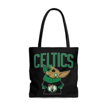 Baby Yoda-Boston Celtics Tote Bag-Beach Bag-Star Wars-Sports Teams Bag-Gift - £18.92 GBP