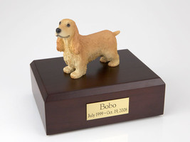 English Cocker Pet Funeral Cremation Urn Avail. in 3 Different Colors &amp; ... - £133.67 GBP+