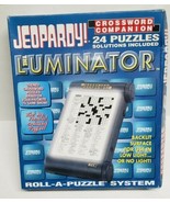 Jeopardy! The Luminator Crossword Companion 48 Puzzles Roll-A-Puzzle System - $10.61