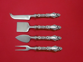 Lily by Whiting Sterling Silver Cheese Serving Set 4 Piece HHWS  Custom - £368.71 GBP