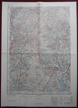 1956 Original Military Topographic Map Pazin Pisino Istria Yugoslavia Cr... - $51.14