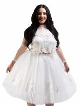 Bridal Shower Bride To Be Bachelorette Gift Short Wedding Dress Mia Tull... - £39.92 GBP