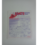 1997 Sesame Street Elmo&#39;s Birthday Board Game Instructions Replacement P... - €2,76 EUR