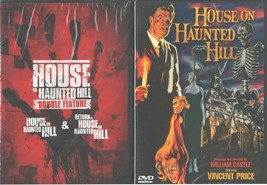 House On Haunted Hill 1-2-3: Triple-Original Classic/Remake/Return to- New Dvd&#39;s - £38.98 GBP