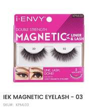 I Envy By Kiss Double Strength Magnetic Liner &amp; Lash KPML03 3D 02 - £4.53 GBP