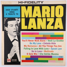 Enzo Stuarti Sings A Tribute To Mario Lanza - 1960 Vinyl LP Hurrah Record H-1032 - £11.25 GBP